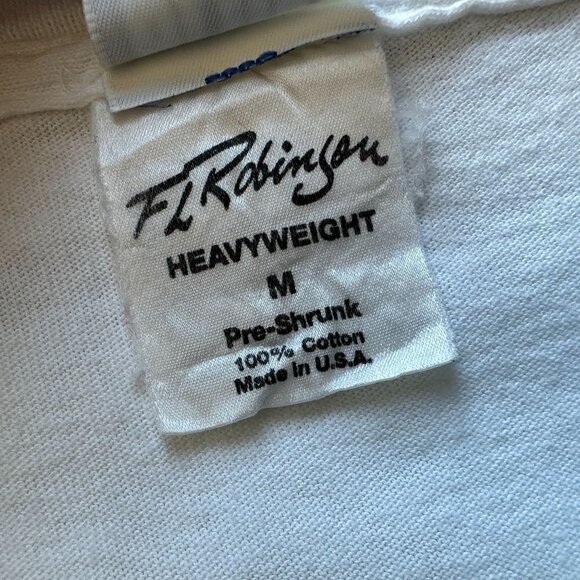 Vintage Blue Wave Single Stitch Jungle Animals Graphic T-Shirt Mens Medium - Picture 8 of 9